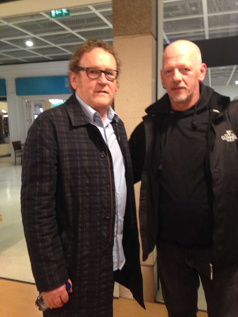 Mit Calm Meaney in Dublin